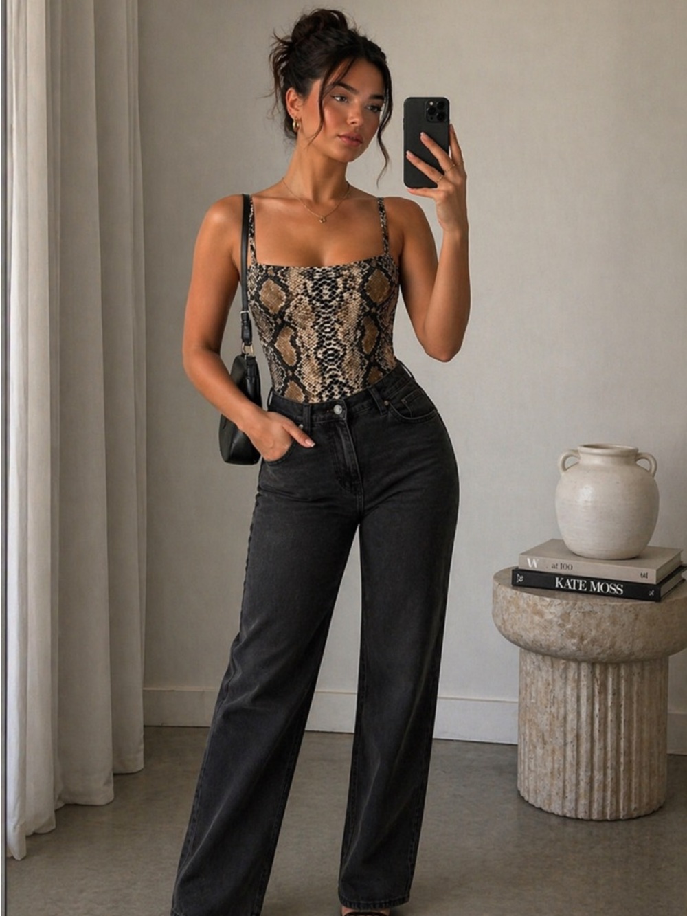 Snake Print Body Suit